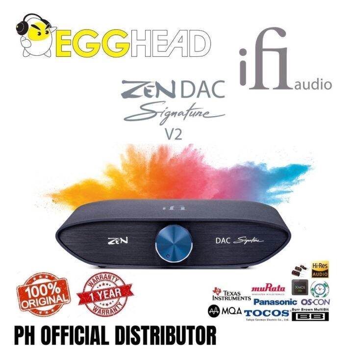 IFi ZEN Dac Signature V2 HiFi Desktop DAC With USB3.0 B Input Outputs 4 ...