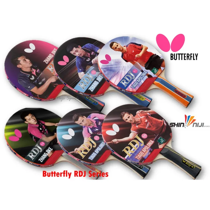 ♭Butterfly Table Tennis Bat Ping Pong (RDJ S1, S2, S3 S4, S5, S6) 100