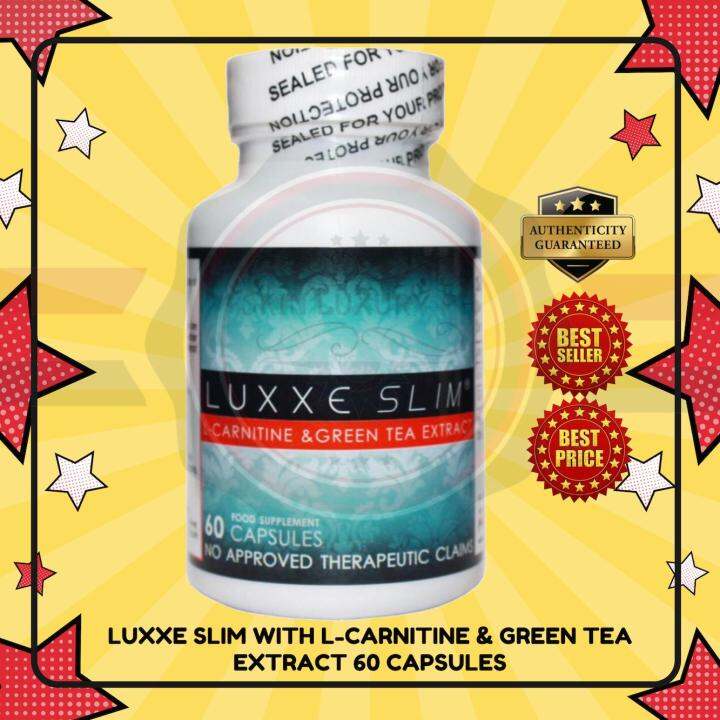 Luxxe Slim LCarnitine and Green Tea Extract Capsules Bottle of 60 Lazada PH