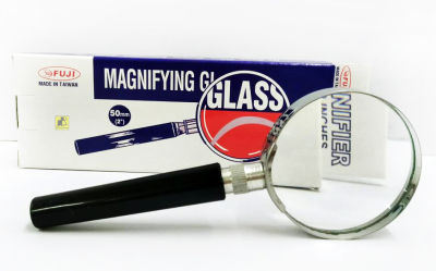 แว่นขยาย FUJI เลนส์แก้วขนาด มีกำลังขยาย 7 เท่า มีขนาด 2 นิ้ว 3นิ้ว 4นิ้ว