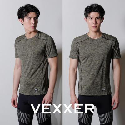 Vexxer TopDye Running Shirt X01 - สีเขียว โอลีฟ เสื้อกีฬา แขนสั้น เสื้อยืด เสื้อวิ่ง ออกกำลังกาย
