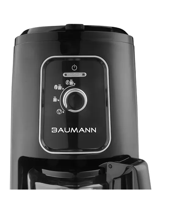 baumann grind and brew coffee maker