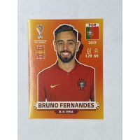 Bruno Fernandes สติ๊กเกอร์สะสม ฟุตบอลโลก world cup 2022 Portugal ของสะสมทีมฟุตบอล โปรตุเกส