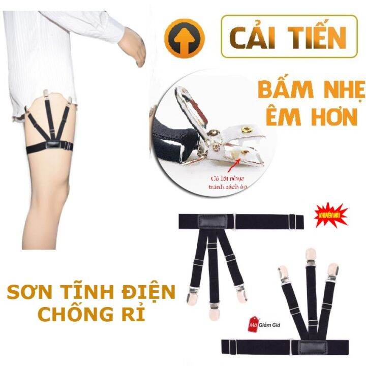 Dây đai nịt thắt lưng giữ áo sơ mi thẳng dây đai sơ vin cho nam nữ   Lazadavn