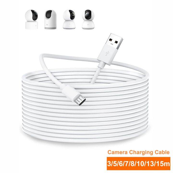 313m Micro USB Extension Cable For Xiaomi MI 360 ° Home Safety Camera