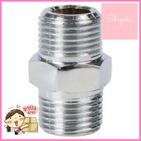 นิปเปิ้ลทองเหลืองชุบโครเมียม CITY 1/2 นิ้วNIPPLE CHROME-PLATED BRASS SOCKET CITY 1/2" **มีบริการชำระเงินปลายทาง**