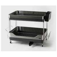 Hanssem Mordern Steel Dish Drying Rack 2 Tier