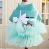 New Princess Small Dog Dresses Coat Autumn Cat Skirt Clothes Tutu Dress For Dogs Puppy Teddy chihuahua XS S M L XL Dresses