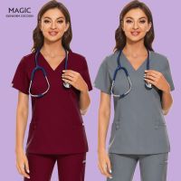 Operating room uniform Spa Clothing High Quality Breathable nursing Uniform Scrub Tops Medicalschool Wear Dentist Nursing Uniform