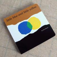 Genuine English original picture books little blue and little yellow