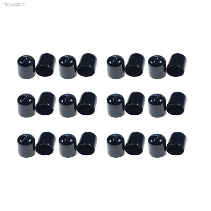 10-25-50pc-rubber-end-cap-screw-end-cap-plastic-tube-hub-thread-protector-push-in-cap-rubber-cap-rubber-threaded-cap