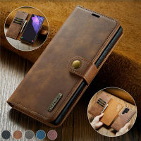 2in1แม่เหล็ก S23 S 22 Ultrta 5G เคสกระเป๋าสตางค์หนังที่ถอดออกได้สำหรับ Samsung Galaxy S22เคสแบบฝาพับสำหรับ Galaxy พิเศษ S22 S 23 Plus +