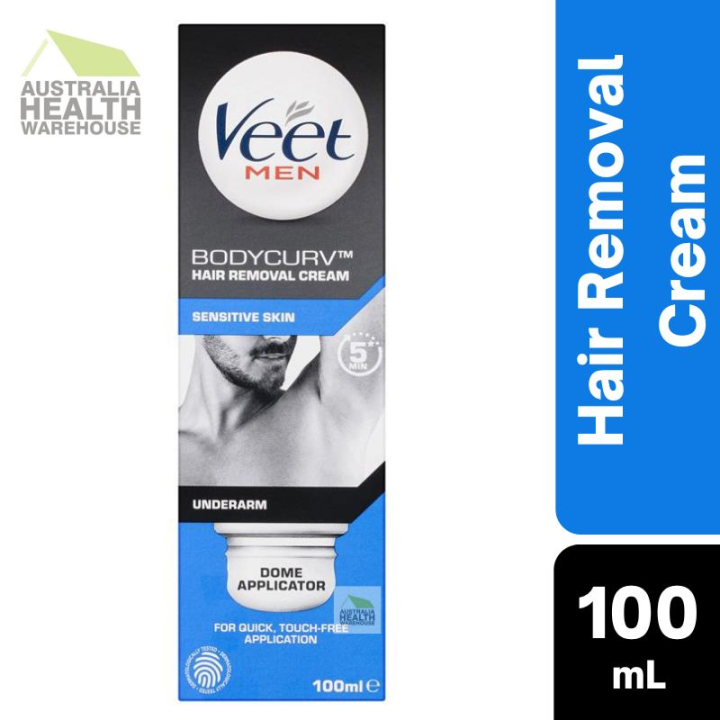 Veet For Men Bodycurv Underarm Hair Removal Cream Sensitive Skin