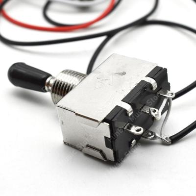 ‘【；】 1Pc Guitar Wiring Harness 3Way LP 2 Humbucker Toggle Switch 1V1T 500K Durable For LP Electric Guitar