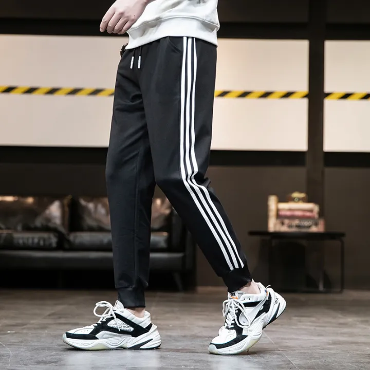 UNTRACE BASIC TAPERED SWEAT TRACK PANTS - www.onkajans.com