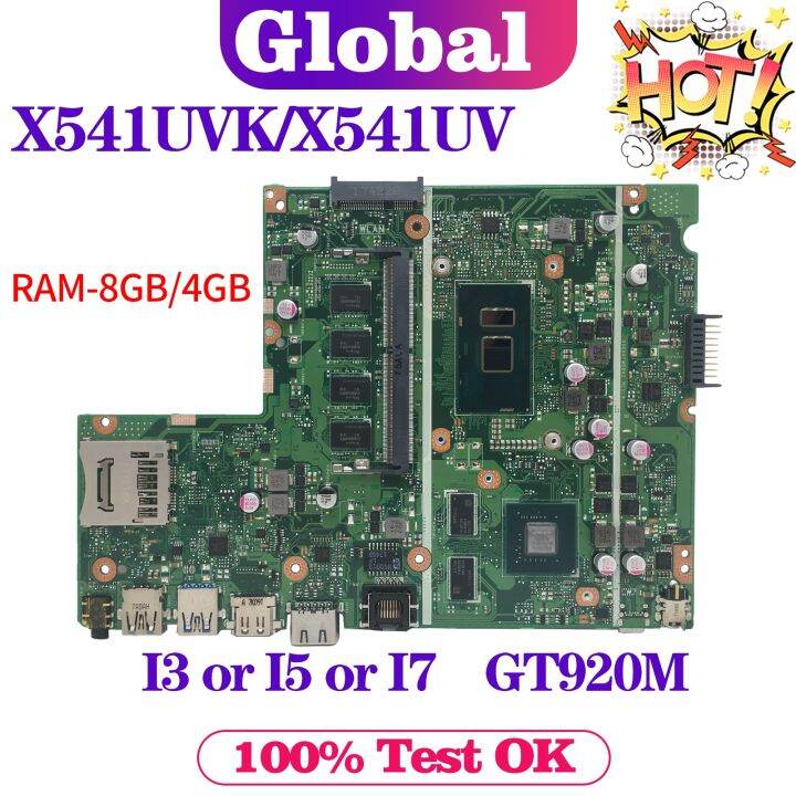 X541UV Laptop Motherboard For ASUS X541UJ X541UVK X541U F541U A541U
