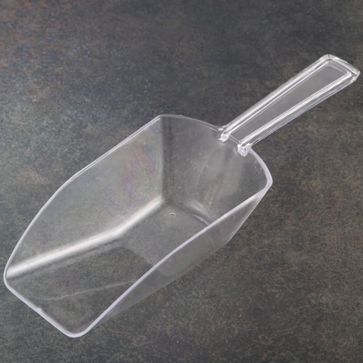 3-piece-pallet-ice-scraper-shape-plastic-scoop-transparent