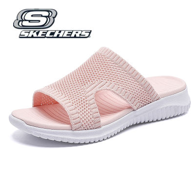 Skechers_สเก็ตเชอร์ส รองเท้าแตะ ผู้หญิง GOwalk Arch Fit On-The-GO Sandals Shoes -รองเท้าแตะผู้หญิงใส่สบาย ใหม่รองเท้าแตะกีฬาระบายอากาศที่สะดวกสบาย- PNK