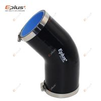 EPLUS Universal ท่อซิลิโคนท่อ 45 องศาเชื่อมต่อรถ Intercooler Turbo Intake ท่อ Coupler สีดำขนาด-final1