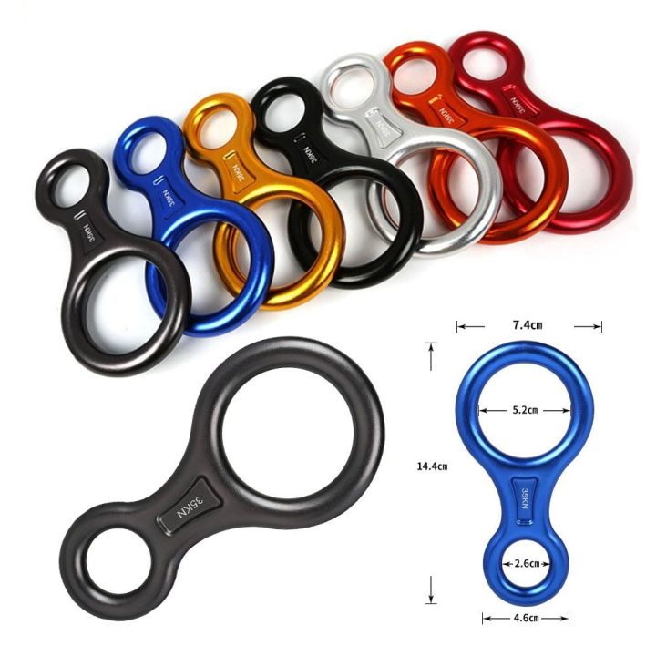 7-colors-35kn-figure-8-word-equipment-rock-climbing-descenders-climbing-ring-rope-descender-downhill-eight-rings