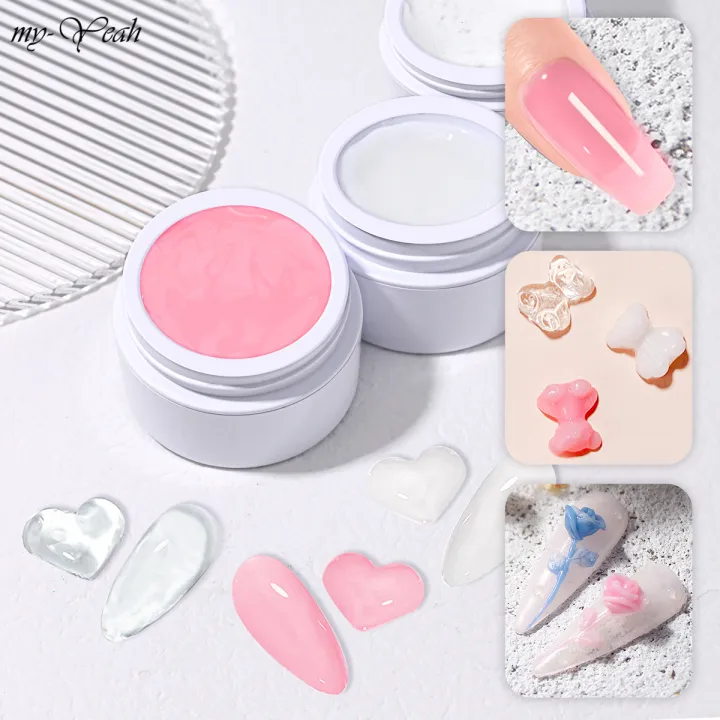 myyeah 15ML Nail Extension Gel Non-stick Hand Extension Glue Easy ...