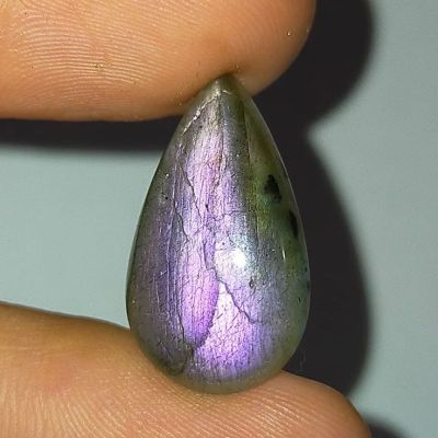 พลอย ลาบราโดไรท์ ธรรมชาติ แท้ หินพ่อมด ( Natural Labradorite ) หนัก 11.28 กะรัต