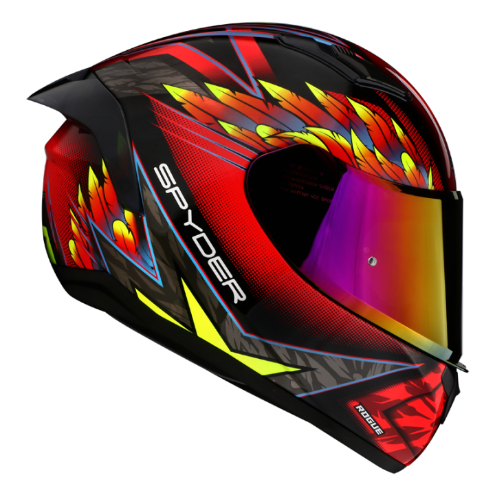 Spyder FullFace Dual Visor Helmet ROGUE GD S8 (FREE Clear Visor