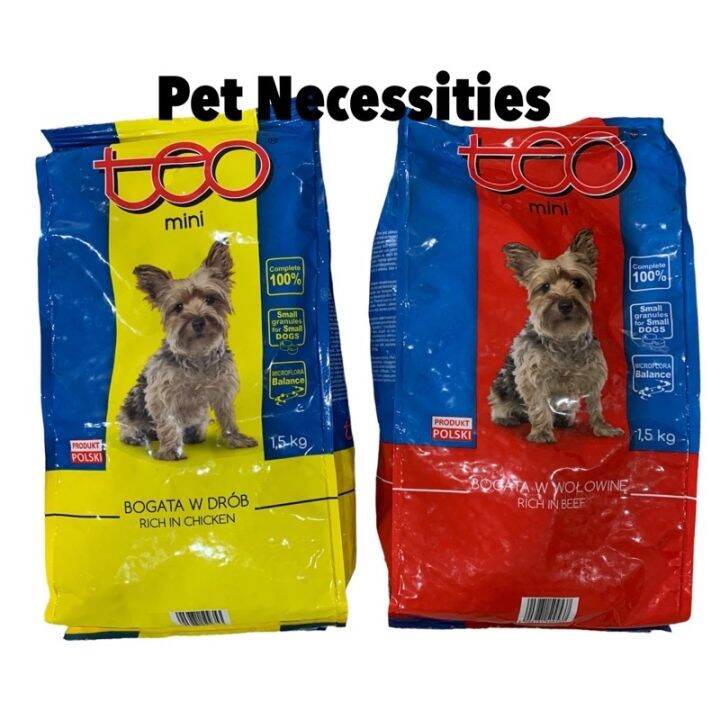 TEO Mini Dogfood 1.5KG Lazada PH