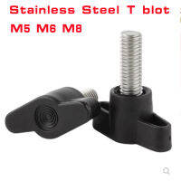 2-5Pcs M5 M6 M8 304สแตนเลสมือกระชับ Handle Bolts Z-Handle Bakelite Hand Knob ปรับกลไก Thumb สกรู