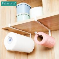 Kitchen Cupboard Hanging Rack Toilet Paper Towel Rack Cabinet Shelf Organizer Paper Towel Roll Holder Rack KitchenTissue Shelf Bathroom Counter Storag