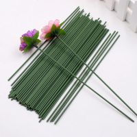 【YF】▤✶۞  10/20/30pcs 40cm Artificial Dark Stem Floral Material Wire Accessoies for Wedding Decoration