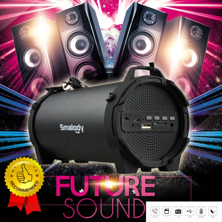 Speaker Bluetooth Outdoor Portable Boombox with Strap Mini Kecil Speker