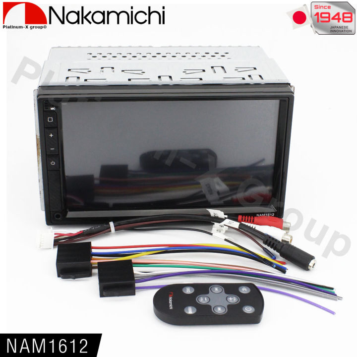 nakamichi-7-inch-nam1612-เครื่องเสียงรถยนต์-2din-ระบบmirrorlink-วิทยุบลูทูธ-วงจรมาตรฐานจากญี่ปุ่นบลูทูธ-วิทยุติดรถยนต์-จอ-2din-ติดรถยนต์-จอแอนดรอย