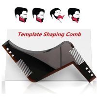 Hot 1PCS Beard Shaping Styling Template PLUS Comb All-In-One for Hair Trim