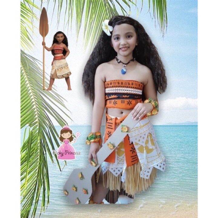 Moana costume cosplay dress for kids and adult Lazada PH