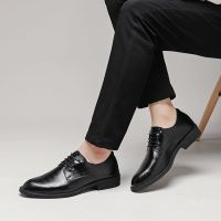 ﺴ✥  Leather shoes of portable light opening ceremony shoes business antiskid British wind fashion leisure male young han edition pointed leather shoes leather shoes