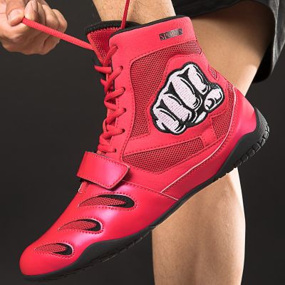 New Professional Boxing Shoes Men Luxury Boxing Sneakers Outdoor Light Weight Wrestling Sneakers Anti Slip Wrestling Shoes