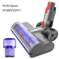 หัวแปรงขับตรงสำหรับเครื่องดูดฝุ่น Dyson V10 V11 V8 V7 V15เปลี่ยนได้อุปกรณ์เสริมสำหรับทำความสะอาดพื้นพรม