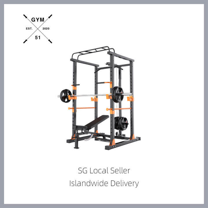 [Pre Order] Commercial Multifunction Rack / Home Gym Power Rack / Gym Barbell Station / Lat