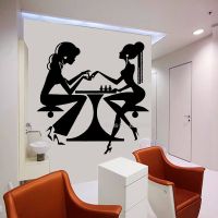 [COD] Wall Decals Manicure Vinyl Decal Interior Sticker Hairdresser Woman Hairdresser 39;s Appliances LL318