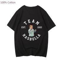 Mens Large T-shirt Hasbulla Hot Cute Anime Tshirts Harajuku Manga Tshirt Kawaii Cartoon Cotton Teeshirt Cute Comic