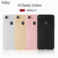 MOBILCARE (เรือจากประเทศไทย) OPPO F5, OPPO A7, OPPO A5s, OPPO F7, OPPO F9, OPPO A3s, OPPO A12, SOFT SYNTHETIC CARBON FIBER CASE  และ TPU Bumper Back Cover FLEXIBLE Bumper Back Cover Case For OPPO F5, F7,A7, A5s,F9,A12 Back Cover