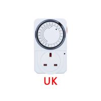 MM-24 Hour Cyclic Timer Switch Kitchen Timer Outlet Loop Universal Timing Socket Mechanical Timer 230vac 3500w 16a Uk Eu Cn Us Plug