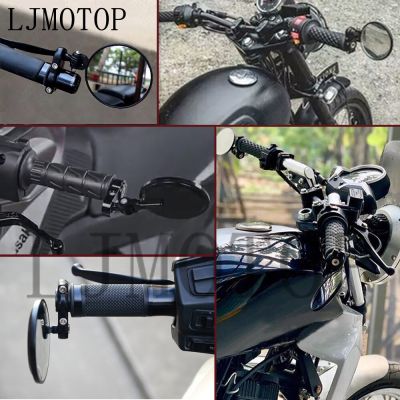 กระจกมองข้างท้ายบาร์พับได้ทรงกลมมีโลโก้ F900R Spion Motor สำหรับ BMW F900R F900 R F 900R 2020 2021 Moto Accessories