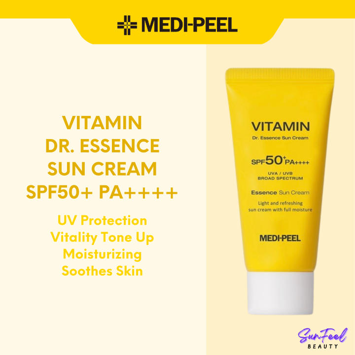 MEDI-PEEL Vitamin Dr. Essence Sun Cream SPF50+ PA++++ 50ml | Lazada