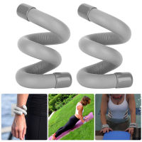 2Pcs Fitness Yoga Weight-Bearing Bracelet Sports Auxiliary Supply Training Wrist Weight Ring Wearable Gray