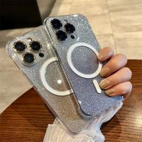 【Clear soft case/With lens film gillter paper/blue color】เคส compatible for iPhone 11 12 13 14 pro max case