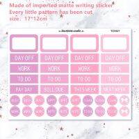 Function Checklist/Flag  Plan Label Sticker kawaii Decorative Sticker DIY Planner diary Scrapbooking album Stationery Office Stickers  Labels