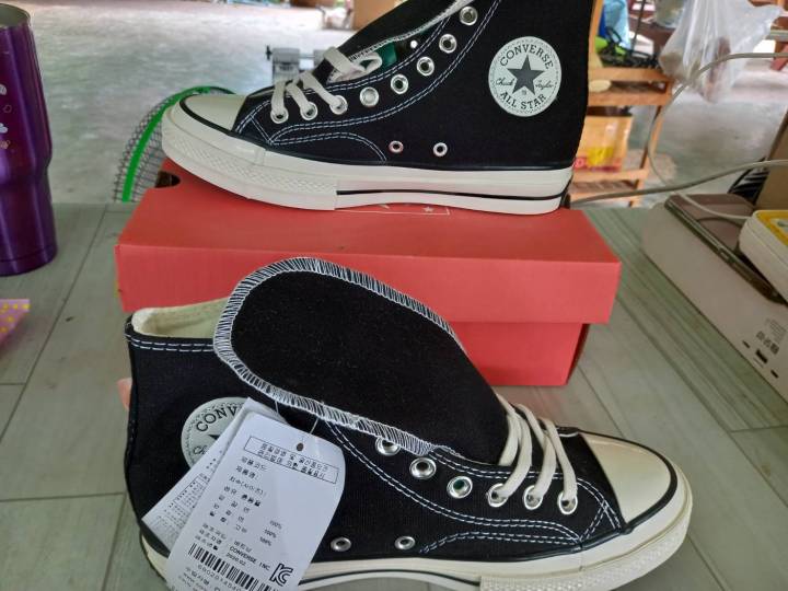 converse-all-star-chuck-taylor-black-สีดำ-คอนเวิร์ส-แถมดันทรงและกล่อง