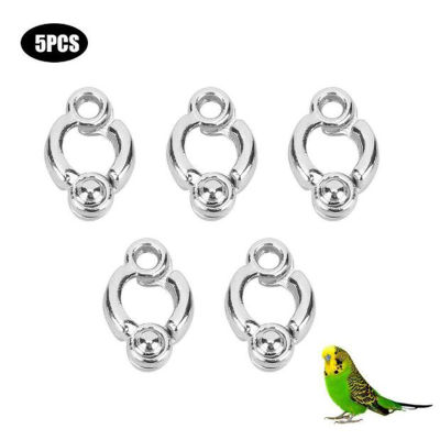 Mimar 5PCS Parrot Leg Ring Activity Ankle Foot Ring Bird Outdoor Flying Training New 5#
